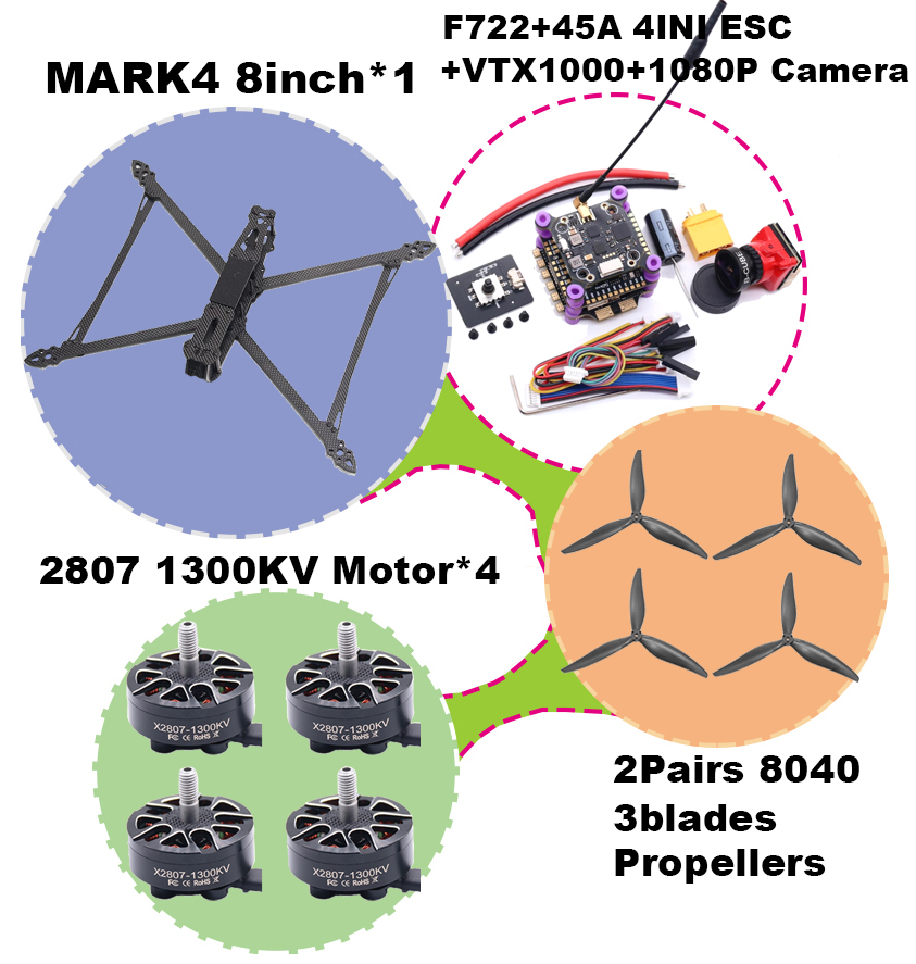 BCUBE MARK4 V2 8/9/10inch F722 - Foxeer Reaper Extreme 2.5W Vtx ulasan dan harga